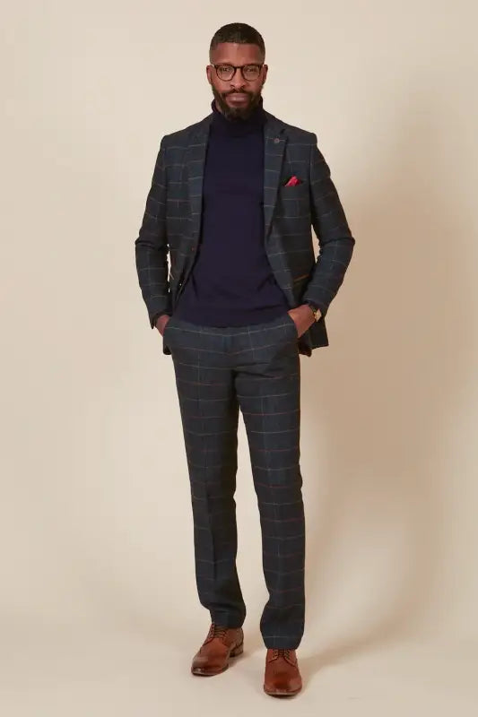 2-delat kostym - Herrkostym - Tweed Eton 2pc - tweedelig pak