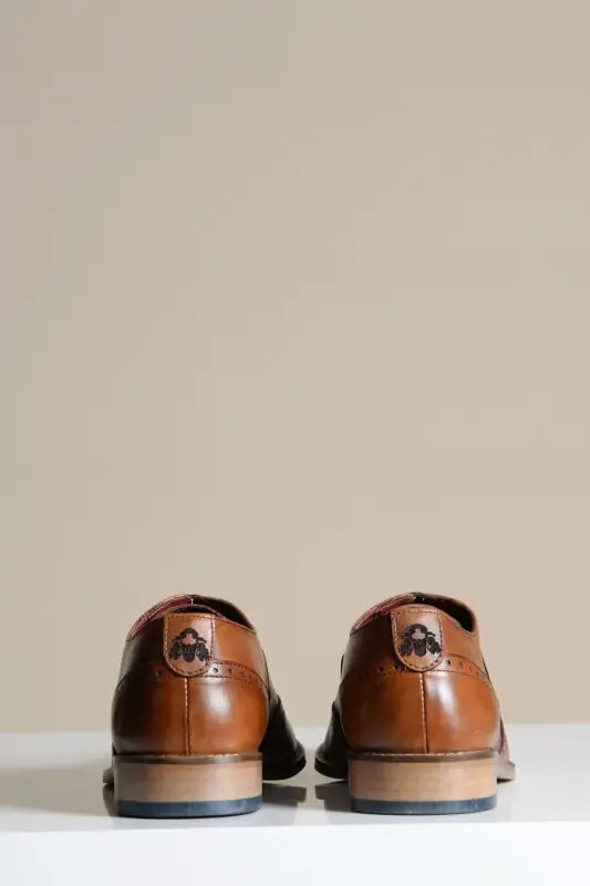 Bruna läderskor Marc Darcy Dawson Wingtip brogue - schoenen