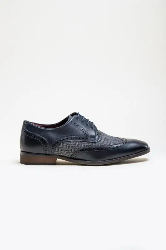 Cavani Faro Tweed Skor - Navy - schoenen