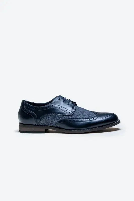 Cavani Oliver Tweed Skor - Marinblå - schoenen