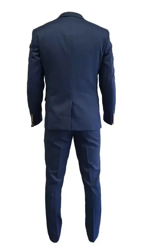 Marinblå kostym - Max Royal Blue tredelad kostym