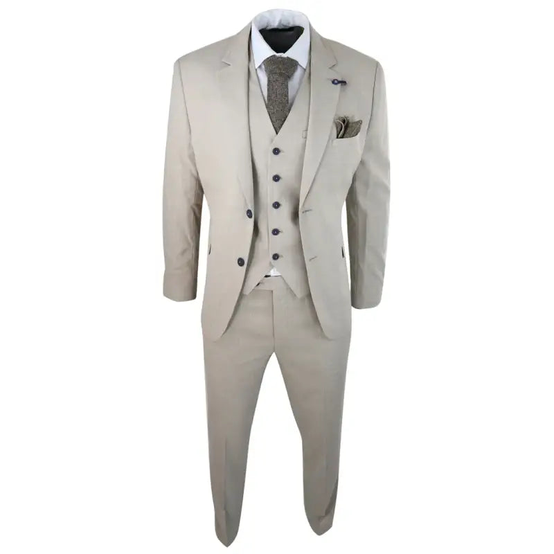 Tredelad kostym - Cavani Miami Beige - driedelig pak