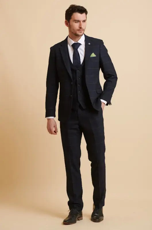 Tredelat Navy Gentleman’s suit - Edison Greenline