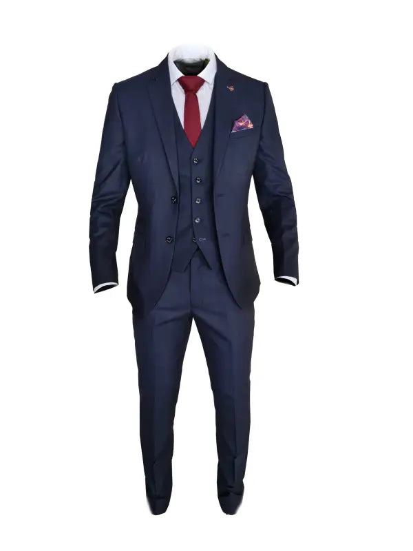 Blå kostym för män Cavani Seeba - driedelig pak