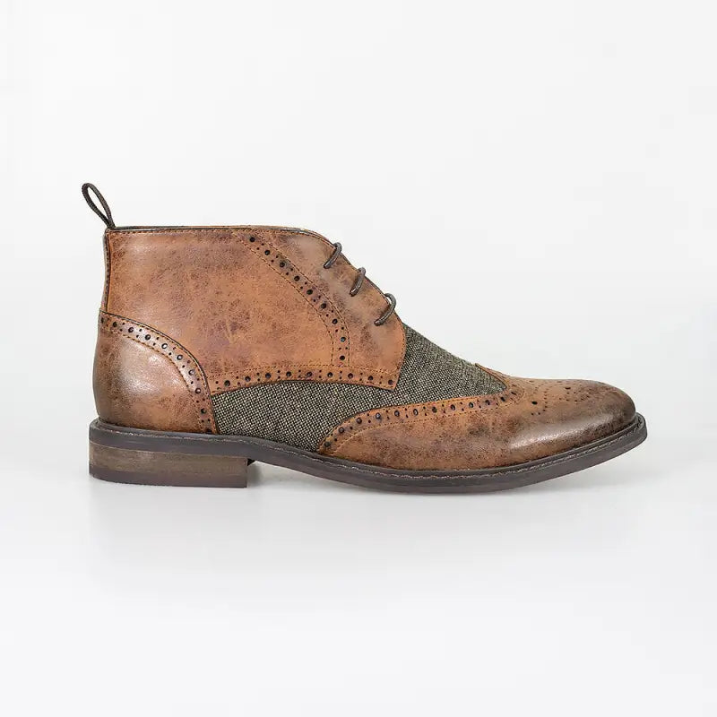 Ljusbruna Boots med snörning | Cavani Curtis - schoenen