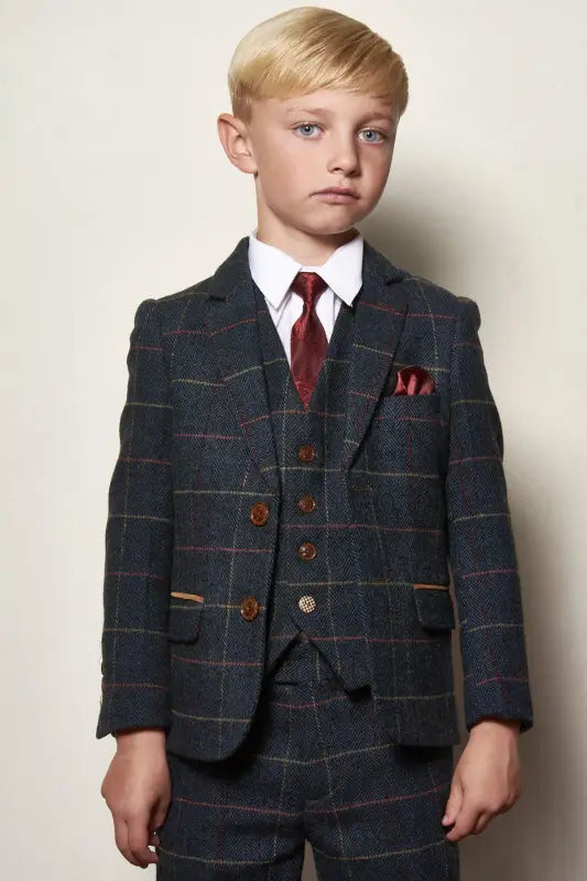 Tredelad kostym för barn - Tweed Eton - kinderpakken
