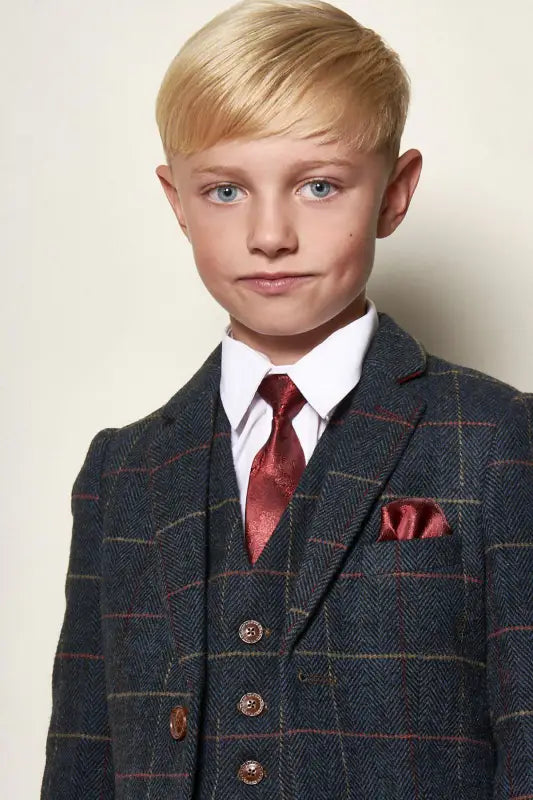 Anzug-für-Kinder-Tweed-Eton