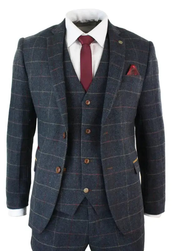 Tredelad kostym tweed Eton - driedelig pak